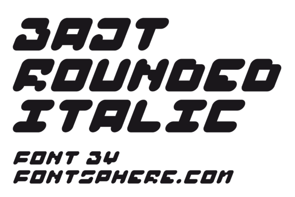 Bajt Rounded: A Modern Display Font for Creative Projects
