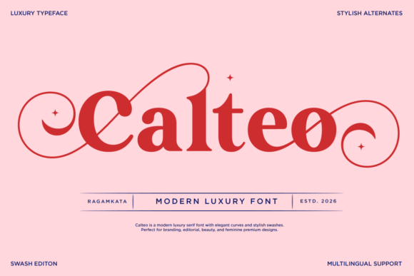 Calteo: A Modern Luxury Serif for Elegant Design