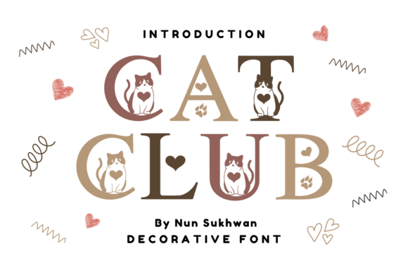 Cat Club: A Charming Handwritten Font for Creative Projects