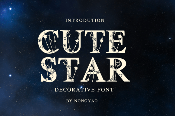 Cute Star: A Playful Font for Your Creative Projects