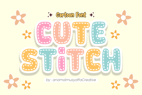 Cute Stitch: A Charming Typeface for Playful Designs