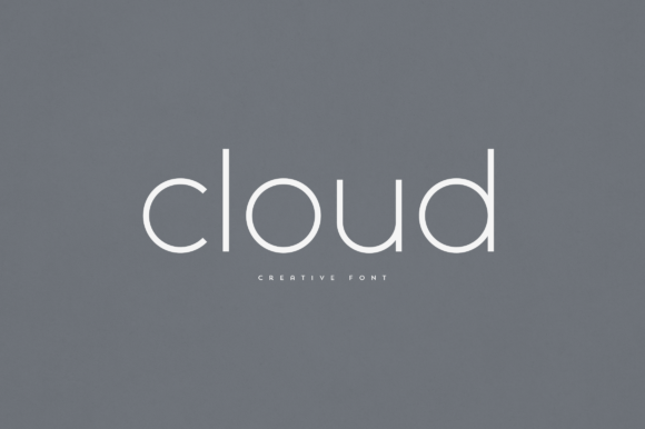 Discover the Elegant Versatility of the Cloud Typeface