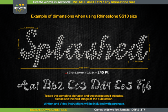 Discover the Splashed Script Font for Sparkling Designs