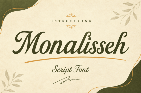 Discover the Timeless Elegance of Monalisseh Font
