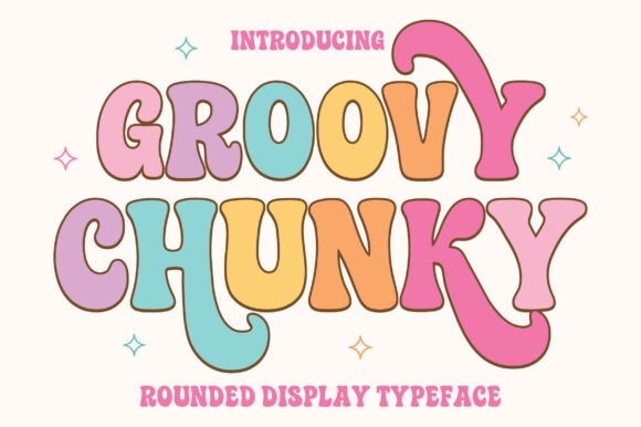 Groovy Chunky: A Playful Font for Bold Designs