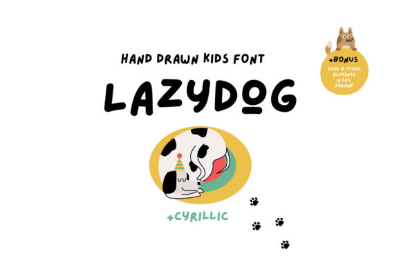 Lazydog: The Sweet Handwritten Font for Creative Projects
