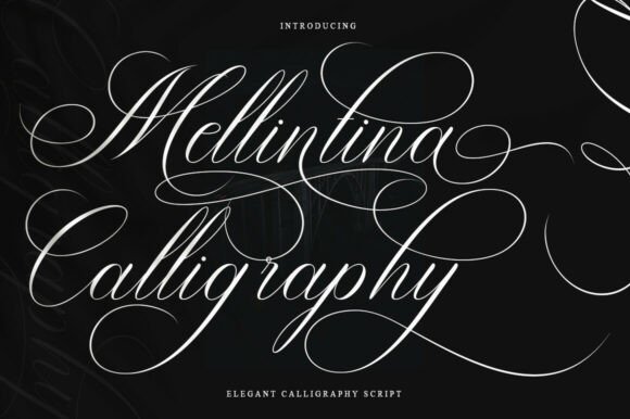 Melintina Calligraphy: Elegant Script Font for Modern Design