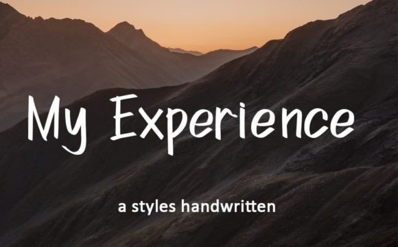 My Experience: The Font That Feels Like Your Story