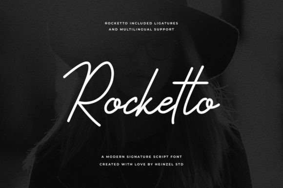 Rocketto: Elevate Your Designs with Elegant Handwriting