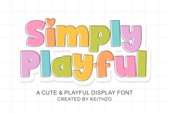 Simply Playful: A Whimsical Retro Font for Bold Designs