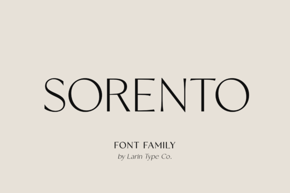 Sorento Regular: A Serif Font of Timeless Elegance